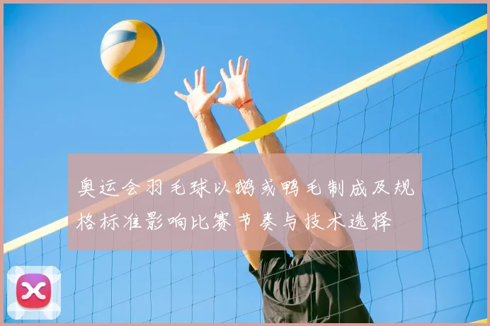 奥运会羽毛球以鹅或鸭毛制成及规格标准影响比赛节奏与技术选择